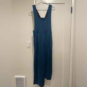 Jessy B Blue Button Jumpsuit